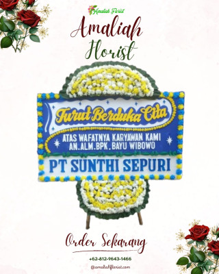 Papan Bunga Duka di Kendit