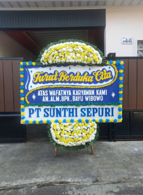Papan Bunga Duka di Kendit