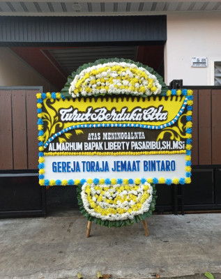 Papan Bunga Duka di Kendit
